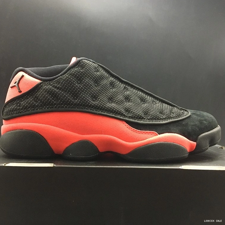 Rep AT3102-006 Red  Black Clot Jordan Low Retro 13  0514